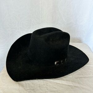 CAVENDER’S black Ranch Collection Premium Wool Western Cowboy Hat. Size 7 1/2.